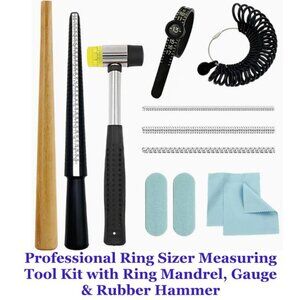 Professional Ring Sizer Measuring Tool Kit